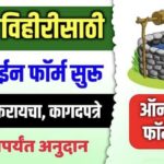 नवीन विहिरीसाठी महाराष्ट्र सरकारकडून 3 लाख रुपयांपर्यंत अनुदान – अर्ज प्रक्रिया, पात्रता आणि कागदपत्रांची संपूर्ण माहिती