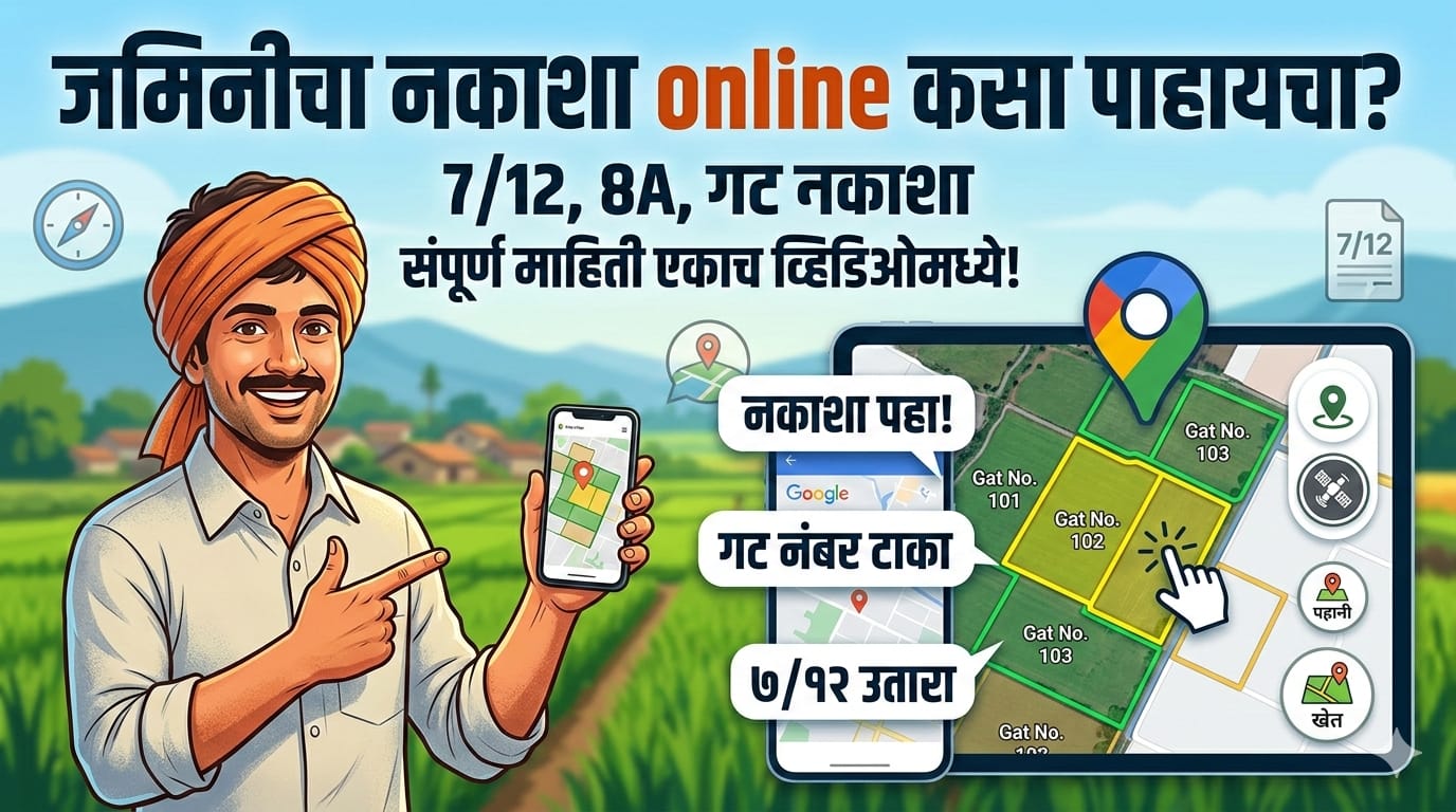 Land Record Map: जमिनीचा नकाशा ऑनलाइन कसा पाहायचा? संपूर्ण माहिती