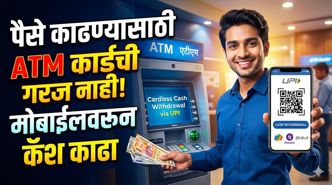पैसे काढण्यासाठी ATM कार्डची गरज नाही: मोबाईलवरून Cardless Cash Withdrawal कसे करायचे ते जाणून घ्या