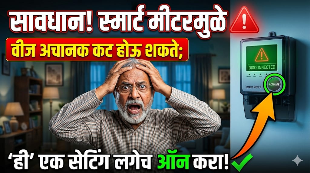 Prepaid Smart Meter Alert Settings: सावधान! स्मार्ट मीटरमुळे वीज अचानक कट होऊ शकते; 'ही' एक सेटिंग लगेच ऑन करा!
