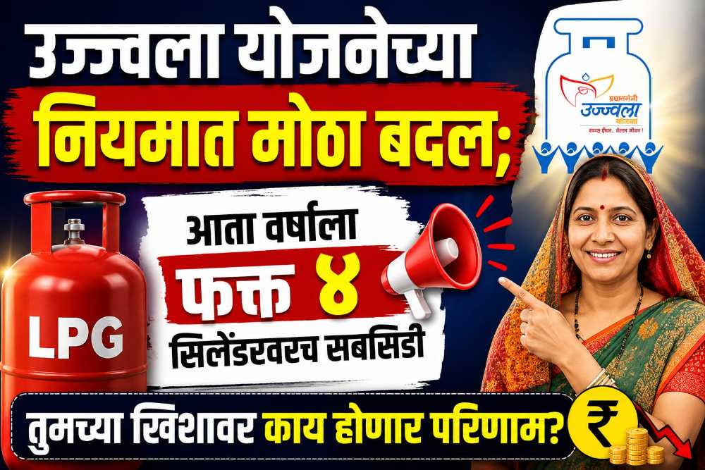 LPG Gas Subsidy: सर्वसामान्यांना झटका! गॅस सबसिडीच्या संख्येत मोठी कपात, नवीन नियम पहा