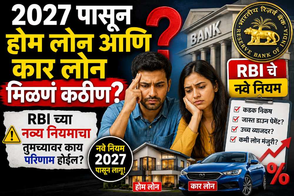2027 मध्ये होम लोन आणि कार लोन मिळणं कठीण होणार? RBI च्या 'या' नव्या नियमामुळे नाही मिळणार सहजासहजी लोन
