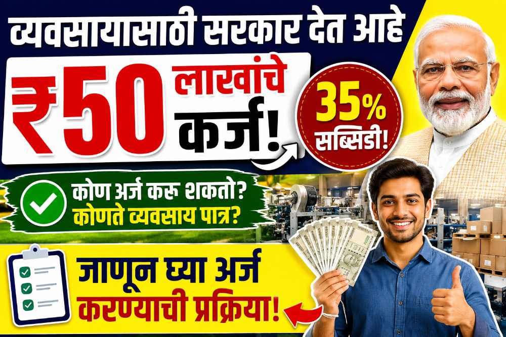 व्यवसायासाठी सरकार देत आहे ₹50 लाखांचे कर्ज आणि 35% सब्सिडी; जाणून घ्या PMEGP Scheme loan subsidy बद्दल
