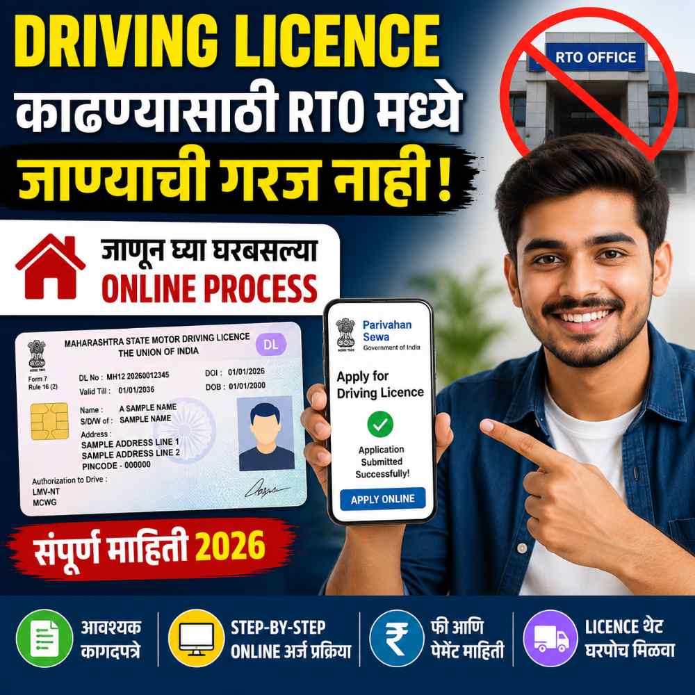 ऑनलाइन ड्रायव्हिंग लायसन्स कसे काढावे? संपूर्ण माहिती - online driving licence 2026