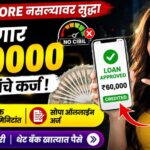 loan of 60000 without cibil : CIBIL शिवाय मिळणार 60,000 रुपयांचे कर्ज