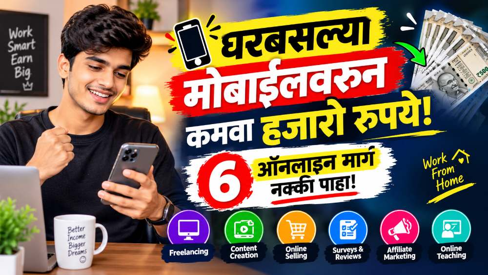 ऑनलाइन पैसे कसे कमवायचे? जाणून घ्या सर्वात सुरक्षित आणि स्मार्ट मार्ग